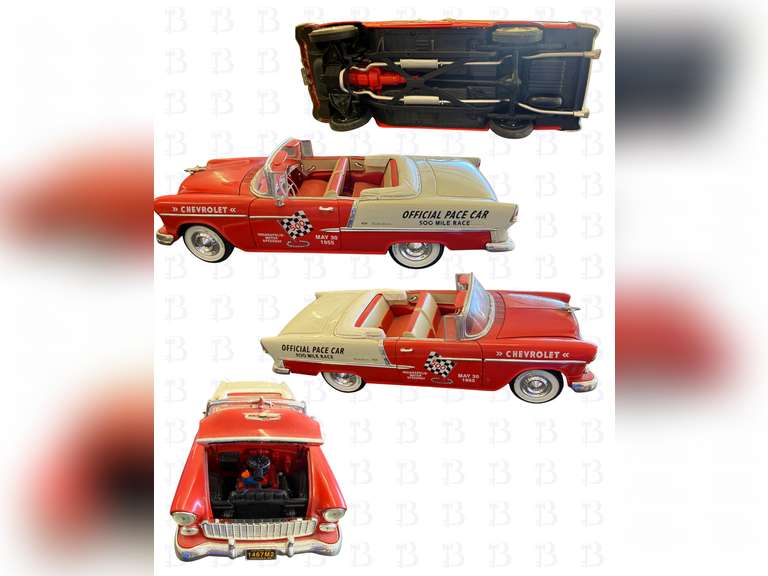 1:18 1969 Plymouth Barracuda, ERTL 1:18 1955 Chevrolet Bel Air, ERTL Toy Pickup Truck