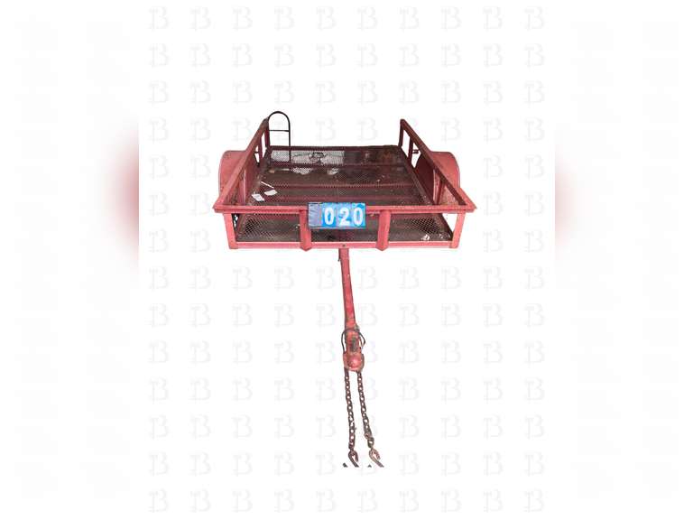 8 foot single axle tilt trailer.