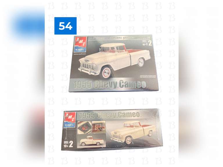 AMT 1955 Chevy Cameo Pick Up Truck Original Packaging, ERTL Diecast McCormick-Deering Toy No Box, an