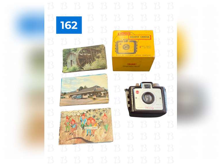 Kodak Brownie Holiday Camera & Postcards