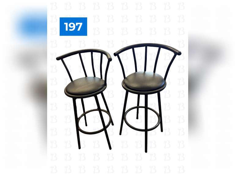 Black Swivel Barstools