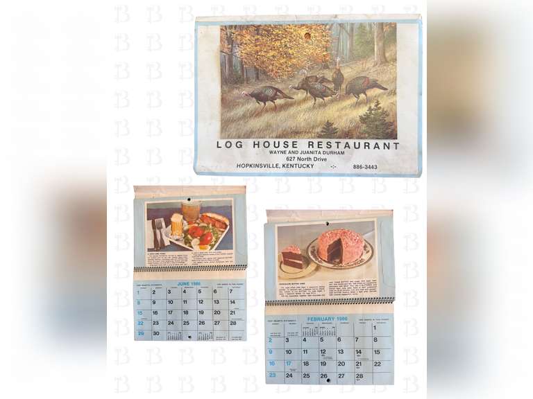 Hopkinsville Vintage Calendar