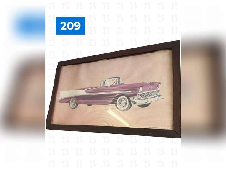 Bel Air Convertible Framed Art