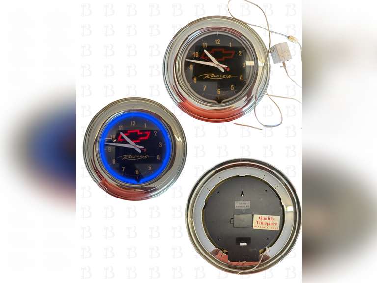 Chevy Electric Clock & Corvette Clock