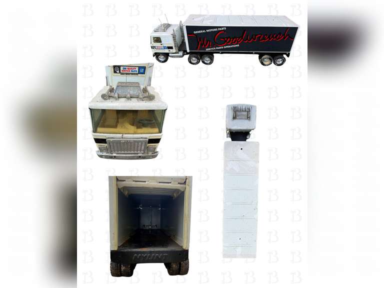 1955 Tonka Cross Country Vintage Freight Truck & Vintage Nylint Pressed Steel GMC "Mr. Goodwrench" 1