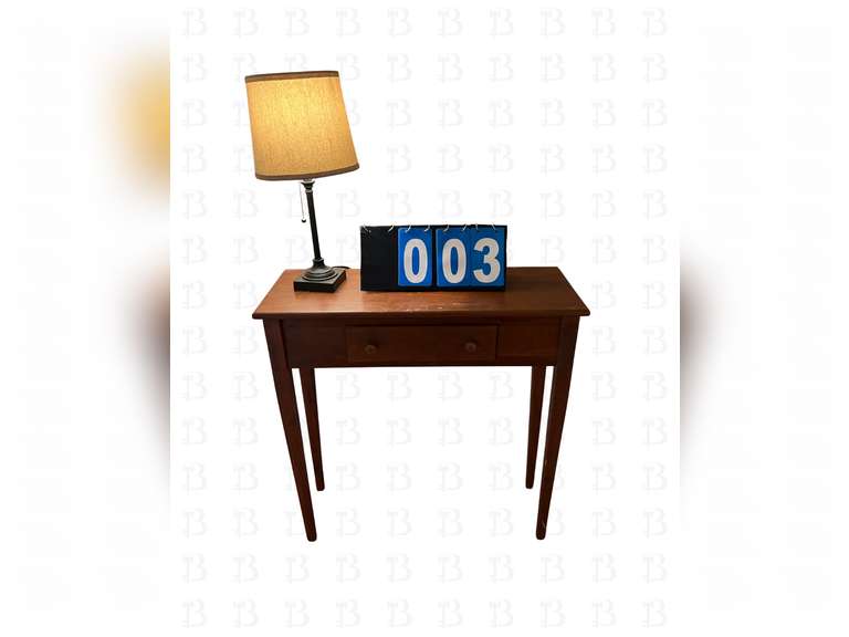 2 matching lamps, side table and entry table.