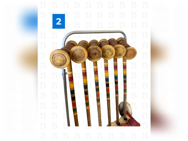 Vintage Croquet Set