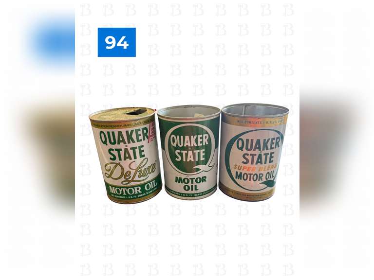 Vintage Motor Oil Cans