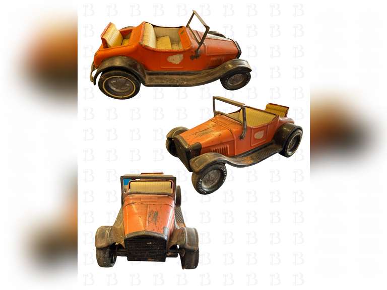 1957 Chevrolet Bel Air Teleflora Ceramic Planter, Nylint Pressed Steel Orange Ford Model T Roadster,