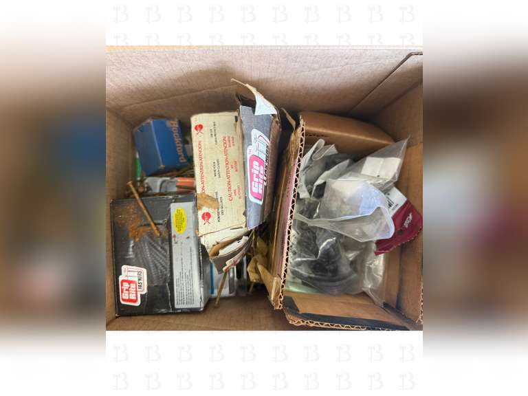 Box of Misc Nails & Screws