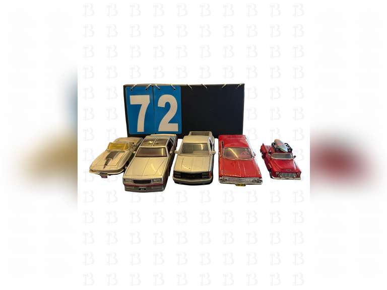 1999 Chevrolet Impala, GMC Sierra GT, 1:24 Jada Toys 1986 Chevy Monte Carlo, 1:24 1967 Corvette, 1:3