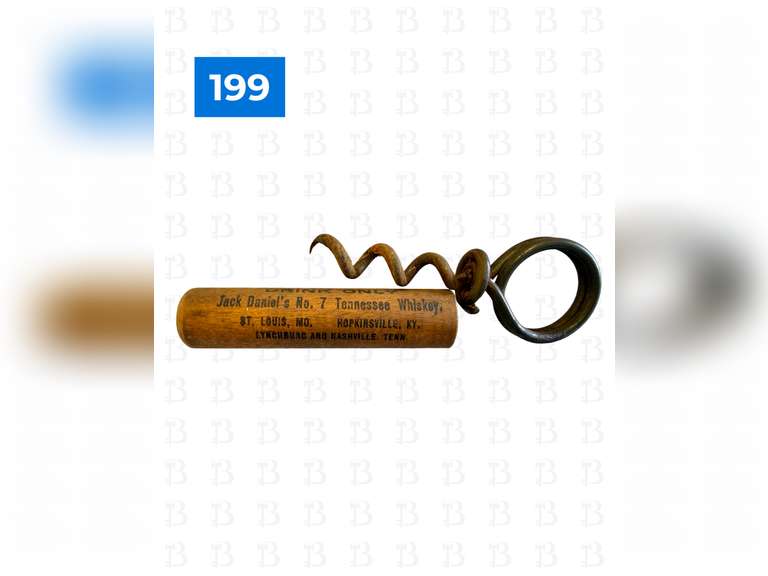 Pre Prohibition Jack Daniels Corkscrew