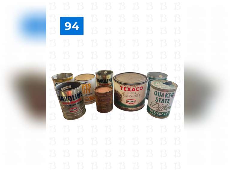 Vintage Motor Oil Cans