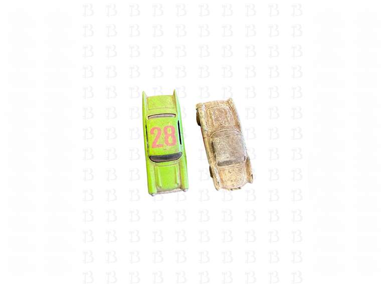 2 SunnySide 1964 Ford Mustangs, 2001 Chrysler GT Cruiser 1:18, ERTL 1957 Chevy 210 Series, Beam Bott