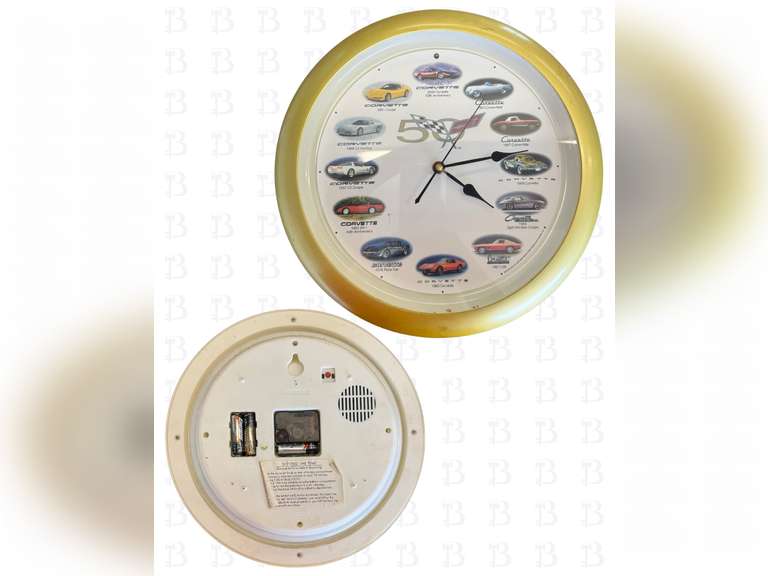 Chevy Electric Clock & Corvette Clock