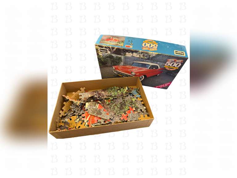 Bel Air 500 Piece Puzzle & '35 Chevy Model Kit