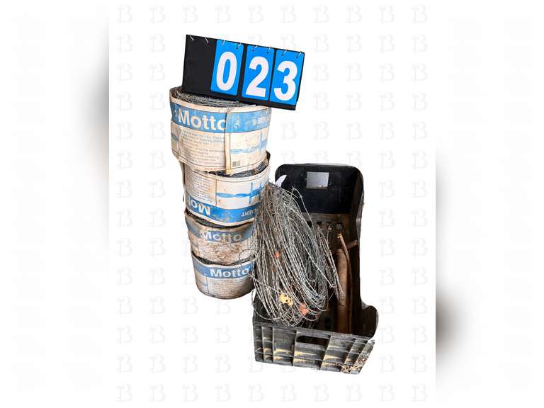 Lot of barbed wire
