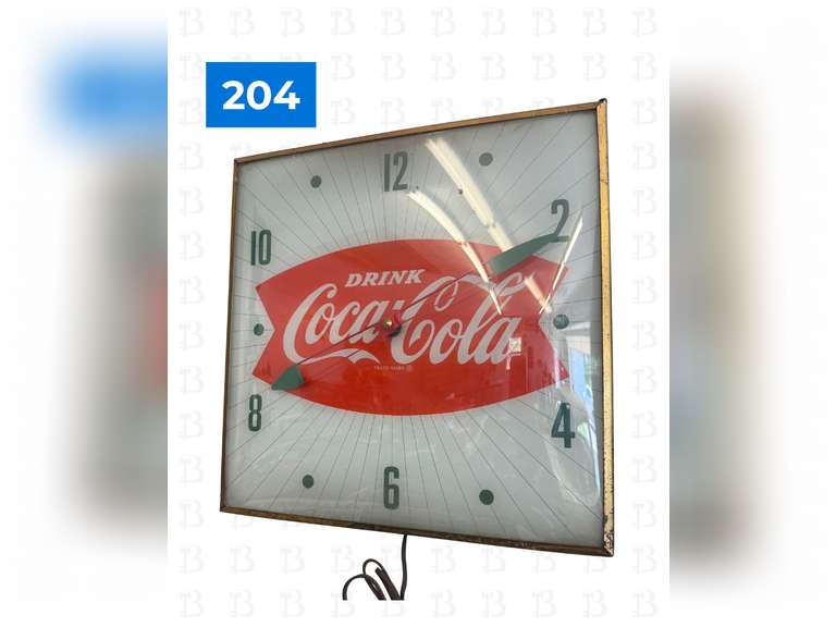 Bubble Glass Vintage Coca Cola Clock
