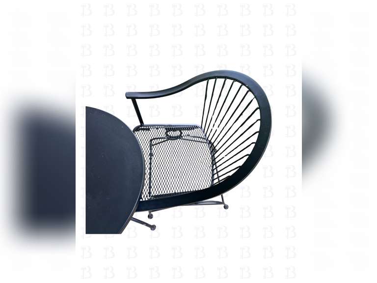 Outdoor furniture two chairs and table