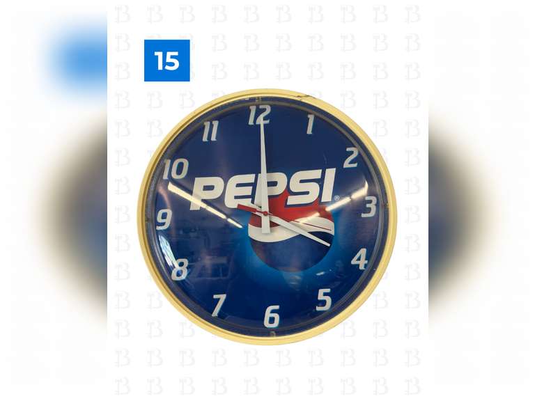 1964 Vintage Pepsi Clock & 90s Pepsi Clock