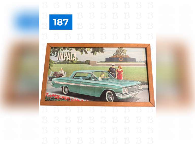 Impala Framed Vintage Ad