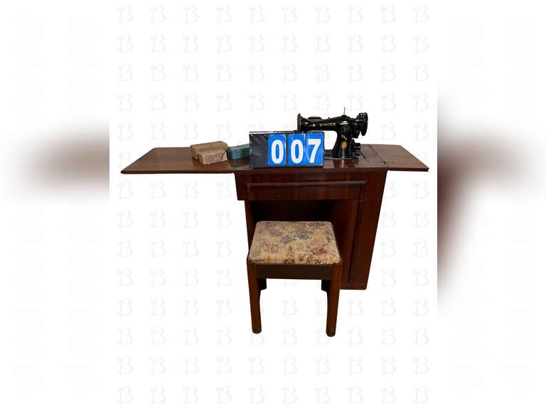 Singer sewing machine work desk