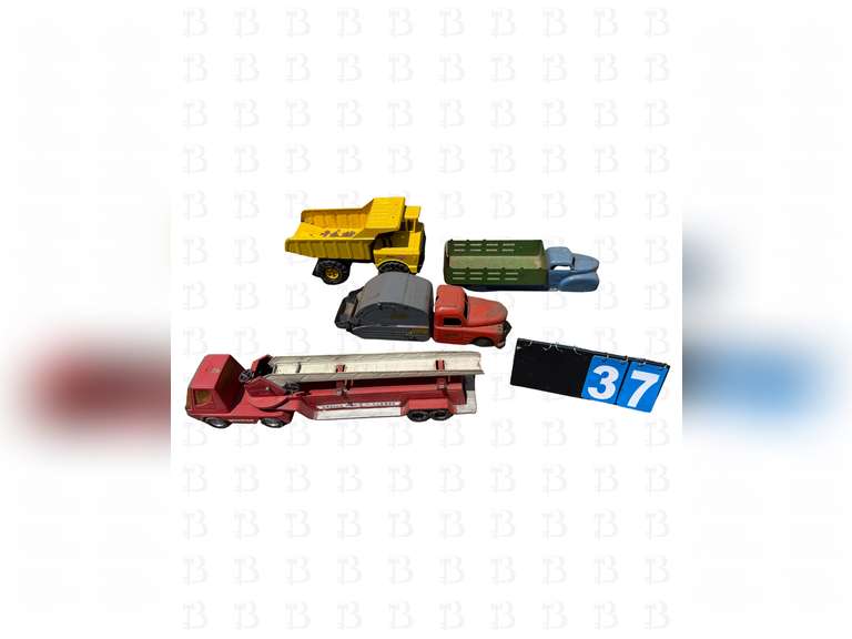 Vintage Metal Toy Trucks