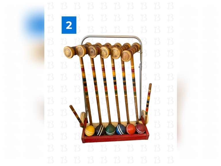 Vintage Croquet Set