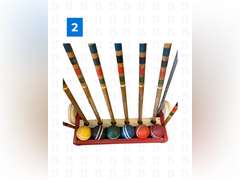 Vintage Croquet Set