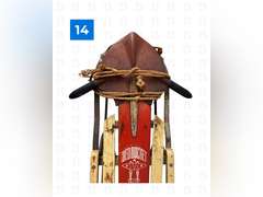 Vintage Red Rocket Wooden Sled