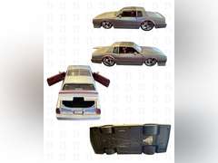 1999 Chevrolet Impala, GMC Sierra GT, 1:24 Jada Toys 1986 Chevy Monte Carlo, 1:24 1967 Corvette, 1:3