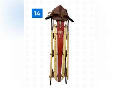 Vintage Red Rocket Wooden Sled