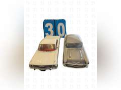 1:18 Franklin Mint 1961 Chevrolet Impala with Red Interior, 1:18 Die Cast Silver 1957 Bel Air