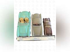 1:18 Baby Blue Burago 1957 Chevrolet Corvette, 1:24 Jada Toys Big Time Muscle 1957 Chevrolet Corvett