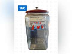 Large Lance Glass Jar