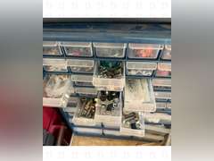 Storage Drawers with Misc Bolts, Screws, and More