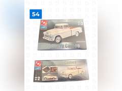 AMT 1955 Chevy Cameo Pick Up Truck Original Packaging, ERTL Diecast McCormick-Deering Toy No Box, an