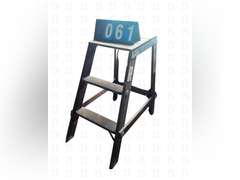 3 foot step platform step ladder, and vintage wooden rocking chair