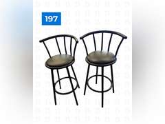 Black Swivel Barstools