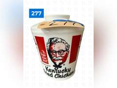 1969 Kentucky Fried Chicken Milk Glass Bucket