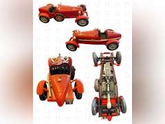1:24 Red 1948 Arrow Chevrolet Sudan, 1:24 Jada Toys 1951 Chevrolet Fleetline, 1:24 Racing Champions 