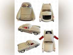 1:18 Baby Blue Burago 1957 Chevrolet Corvette, 1:24 Jada Toys Big Time Muscle 1957 Chevrolet Corvett