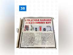 Tiny Lund's '50 Chevy Tractor Trailer & GMP Parts Dept 1:18 Scale Garage Accessories Kit (2 Boxes)