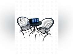 Outdoor furniture two chairs and table