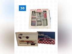 Tiny Lund's '50 Chevy Tractor Trailer & GMP Parts Dept 1:18 Scale Garage Accessories Kit (2 Boxes)