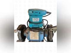 Bench grinder,Poulan 16 inch gas chainsaw, 7 1/4 inch Skil saw circular saw and palm sander