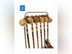 Vintage Croquet Set