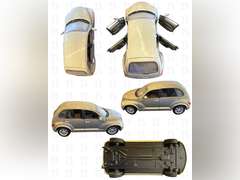 2 SunnySide 1964 Ford Mustangs, 2001 Chrysler GT Cruiser 1:18, ERTL 1957 Chevy 210 Series, Beam Bott