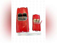 1:12 Solido Red 1958 Chevrolet Corvette, 1:24 Burago 1957 Red & White Chevrolet Corvette Convertible