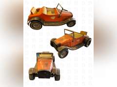 1957 Chevrolet Bel Air Teleflora Ceramic Planter, Nylint Pressed Steel Orange Ford Model T Roadster,
